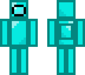 among us cyan crewmate