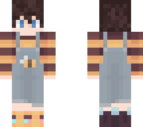 bee tubbo but with brown hair