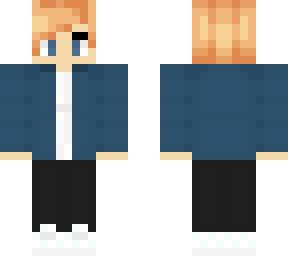blonde boy in jacket