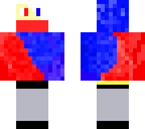 blue/red hooding boy