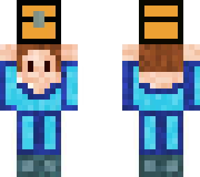 box on head