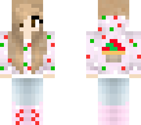 cupcake girl gamer christmas skin