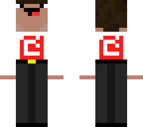 derp steve with mojang logo