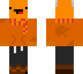 festive lazy orange