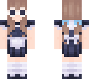 girl georgenotfound maid outfit