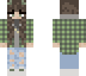 green plaid
