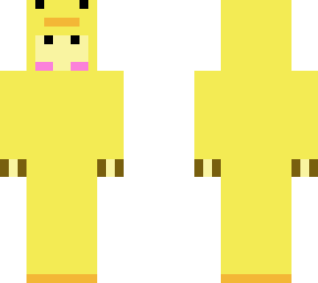 me in a duckie hoodie