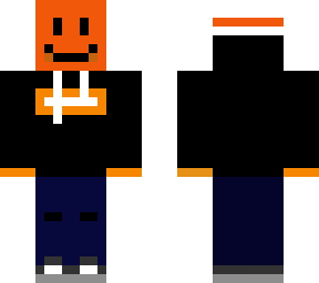 orange happy mask