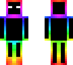 rainbowneonblack skin