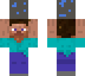 steve holding diamond