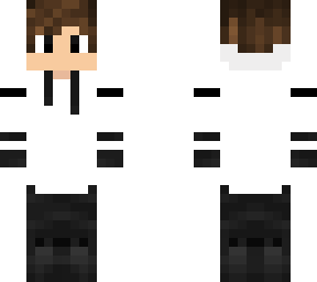 white hoodie