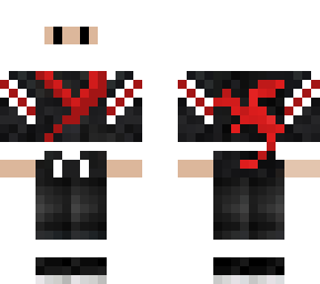 white/red ninja