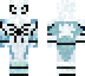 white spiderman
