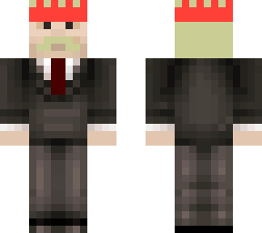 blond mumbo with redstone crown