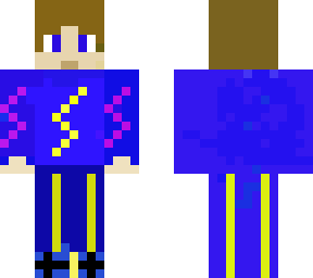 blue electro boy