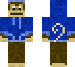 blue monkey hoodie