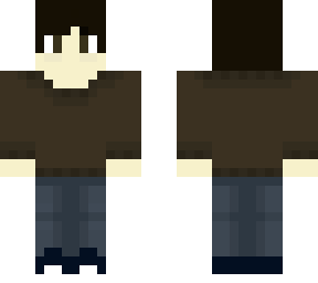 brown sweater kid