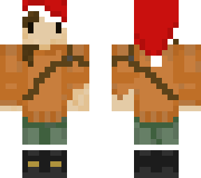 christmas orange sweater girl