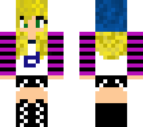 colorful girl skin