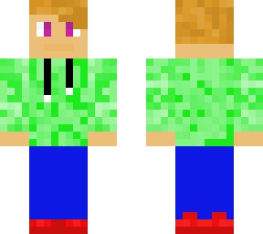 creeper hoodie with blue joggers