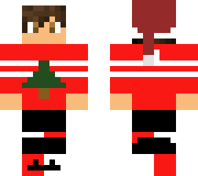 fad3zero first minecraft skin updated edition  2 christmas