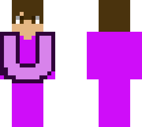 me wearing my mc skin