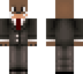 otter with nice suit