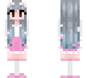 pink w cat ears :3 <3