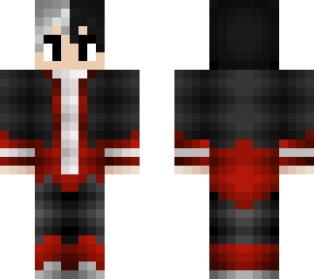 red and black