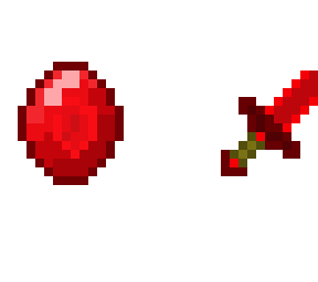 ruby sword and a ruby