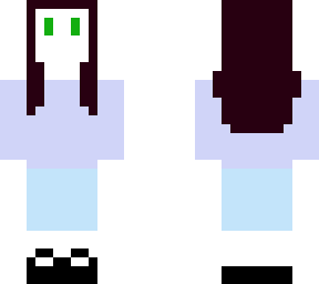 80sisk cartoon girl blue