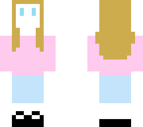 80sisk cartoon girl pink