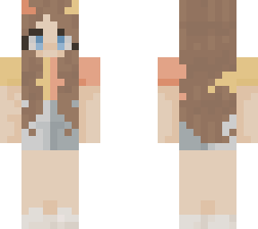 aesthetic girl (half and half shirt)
