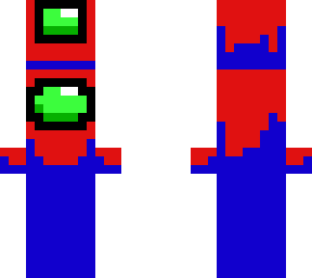 among us crewmate w/ mini crewmate (alpha version)