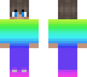 awesome rainbow kid