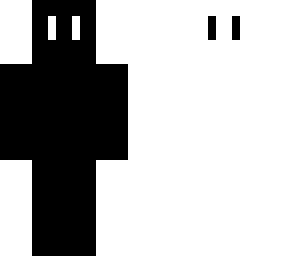 black and white