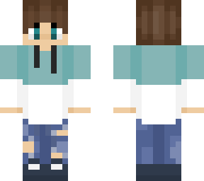 boy w/ teal hoodie