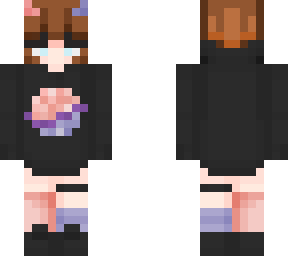 brunette space girl
