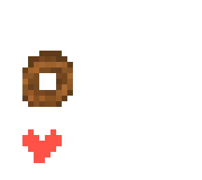 donut + heart pixel art!