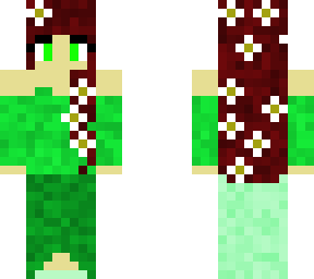 emerald in dress