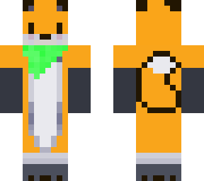fox wearing a bandana