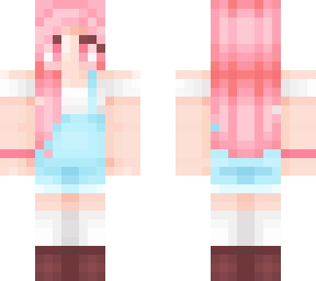 girlie in overalls