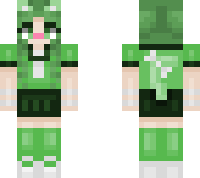 green cat