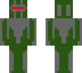 green robot