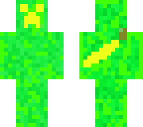 herobrian creeper with laser sword!!