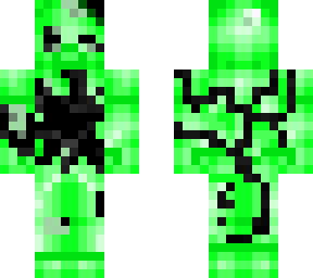infected green steve