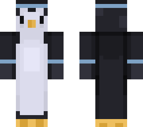 penguin with sweat bands