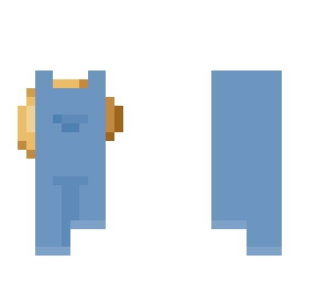 potato with overalls
