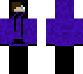 purple black hoodie mask