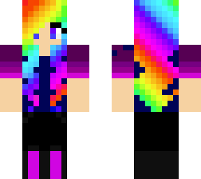rainbow girl